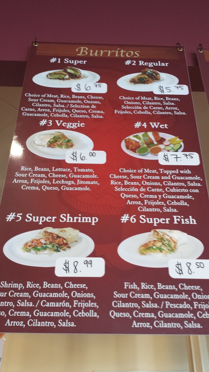 Taqueria El Gordo Menu - Image 1